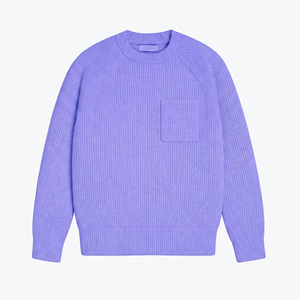 Pull en tricot personnalisé OEM pour homme, cardigan en spandex/coton, col rond, manches longues, respirant, anti-rides, épais, chaud pour l'hiver, personnalisable - Product Image 1