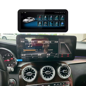 Sistema de audio para coche Android 13 de 12.3 pulgadas, 4+64 GB, reproductor de DVD, navegación GPS para Mercedes Benz Clase C GLC W205 NTG5.0 2015-2019 - Product Image 1