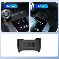2023-2025 Toyota Harrier Venza accessoires de voiture 15W charge sans fil prise USB chargeur de téléphone rapide plaque Pad garniture partie