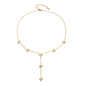 N & S Minimalistische Luxe 18K Vergulde Roestvrijstalen Hart Hanger Ketting Cadeau Voor Vrouwen - Product Image 5