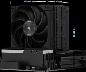 AMD AM4 AM5 115X 1200 <span class=keywords><strong>1700</strong></span> Servidor de escritorio Laptop Simulación térmica Compatible CPU Cooler Disipador de calor - Product Image 5