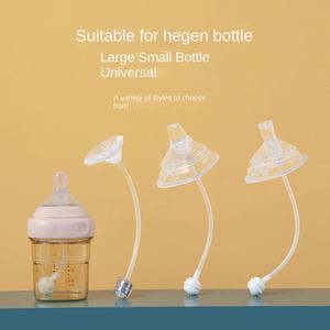 Tétine carrée adaptée pour bébé en <span class=keywords><strong>silicone</strong></span> design bec de canard anti-pulvérisation anti-étouffement anti-fuite pour apprendre à boire de l'eau - Product Image 4