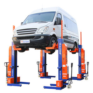Elevador Hidráulico Móvil para Autos <span class=keywords><strong>con</strong></span> Capacidad de 10T, Elevador de 4 Postes Móvil e Inalámbrico <span class=keywords><strong>con</strong></span> Control Central, Fácil de Mover y Almacenar en el Taller - Product Image 3