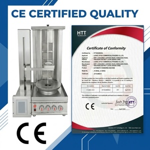 Machine à <span class=keywords><strong>kebab</strong></span> à gaz commerciale JUYOU à 4 brûleurs, robot de découpe automatique de shawarma pour restaurant turc, restauration rapide - Product Image 5