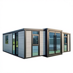 현대식 표준 조립식 이동식 40피트 접이식 확장형 철제 컨테이너 하우스 이동식 소형 주택 2~3베드룸 작업실 - Product Image 1