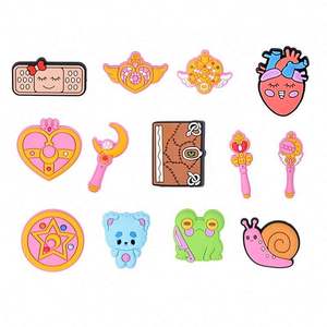 Breloque de chaussure mexicaine personnalisée, nouvelle tendance 2025, breloque pour sabot en PVC souple, breloques personnalisées pour sabot pour enfant, motif dessin animé, couleur, caractéristique, <span class=keywords><strong>type</strong></span> - Product Image 1