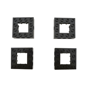 BIOZEA Open Center 4x4 1:1 ABS Jouet de construction éducatif DIY Blocs de construction 50 pièces pour bâtiments modernes - Modèle 32324 - Product Image 3