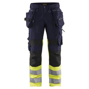 BLAKLADER - 199413308933C148 Pantalón de alta visibilidad con elástico Azul Marino/amarillo-EAN 7330509667606 ROPA DE TRABAJO DE LA HI-VIS - Product Image 1