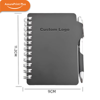 Mini Cuaderno de Notas Portátil con Tapa de Aleación de Aluminio y Encuadernación de Doble Espiral para Senderismo y Escalada
