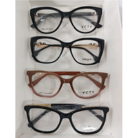 Stock de liquidation Lunettes de vue Nouveau design Montures optiques en acétate Lunettes colorées Montures de lunettes en acétate Mixte pour hommes et femmes