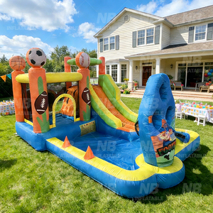 Commercial <b>Small</b> Inflatable House With Blower Outdoor Birthday Party Toddler With <b>Slide</b> NB- 93033 Inflatable Castle Kids Commerc - Product Image 6
