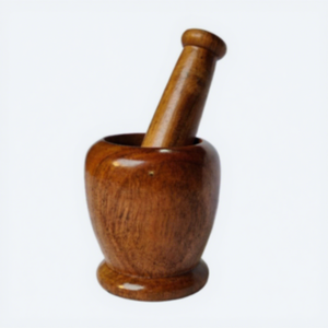 Mortero y Pilón de Madera Reutilizables, Duraderos y Ecológicos, Hechos a Mano, para Especias, Hierbas, Ajo y Jengibre, Utensilio de Cocina - Product Image 6