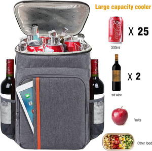 Sac à dos isotherme imperméable et anti-fuite avec logo personnalisé, grande capacité, pour pique-nique, voyage, extérieur - Product Image 4