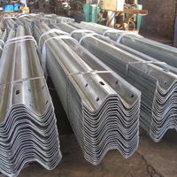 Barandilla de Acero OEM Tipo W con Clasificación de Impacto M65, Protección H1, Reflectante Prismático de Alta Intensidad, Galvanizada en Caliente