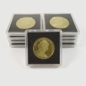 Customized <b>Small</b> Square Plastic Coin Capsule Holder Adjustable Inner Protective <b>Box</b> Easy Assembly EVA+Acrylic/PC/PS Display - Product Image 1