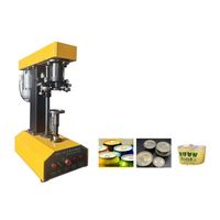 Machine de scellage semi-automatique électrique REALMAX pour bocaux en verre, boîtes de conserve, machine à sertir manuelle, sertisseuse pour boîtes métalliques, machine à sceller les boîtes