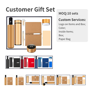 Caja de Regalo con Agenda Personalizada 2025, Cuaderno de PU para Ejecutivos y Empleados, Set de Regalo Empresarial para Año Nuevo - Product Image 2