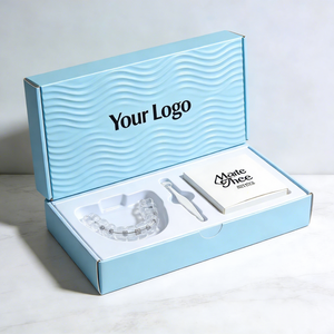 Boîte orthodontique en papier de protection Heaven and Earth - Insert en papier amovible pour appareils dentaires, gouttières et plateaux de blanchiment dentaire - Product Image 2
