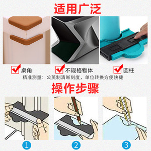 Multi-Functional Woodworking <b>Tool</b> Plastic Contour <b>Measuring</b> Arc <b>Gauge</b> Profile and Irregular Contour <b>Gauge</b> - Product Image 3