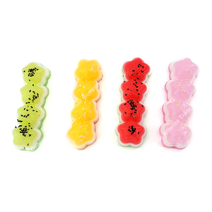 Jouets anti-stress à presser et à étirer, à récupération lente, en crème et boue, formes Pastèque, Pomme Verte, Orange, Pêche - Product Image 1