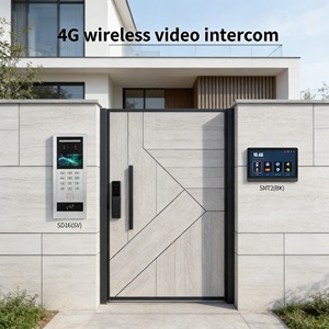 Visionnage en direct sans fil 4G sur téléphone mobile et moniteur intérieur, surveillance en temps réel, interphone IP 7 pouces pour un contrôle à tout moment - Product Image 1
