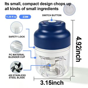 <span class=keywords><strong>Hachoir</strong></span> à <span class=keywords><strong>ail</strong></span> électrique, petit <span class=keywords><strong>hachoir</strong></span> à <span class=keywords><strong>ail</strong></span> rechargeable, <span class=keywords><strong>mini</strong></span> robot culinaire portable, outil électrique pour hacher l'oignon et l'<span class=keywords><strong>ail</strong></span> - Product Image 2