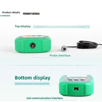 Magnétomètre portatif à fluxgate monoaxe Tianheng TM4100B avec écran LCD pour la détection de champs magnétiques faibles – Instrument de test manuel