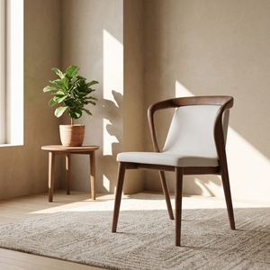 Sedia da pranzo in <span class=keywords><strong>legno</strong></span> massello <span class=keywords><strong>di</strong></span> lusso nordico, moderna e <span class=keywords><strong>di</strong></span> tendenza, la stessa sedia <span class=keywords><strong>di</strong></span> Little Red Book. - Product Image 1