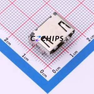 HDMI-005-ARSW-L116 HDMI Connector SMD Connector ( Connector Type: HDMI-A )( Gender: Female )( Total Number of PINs: 19P ) - Product Image 1