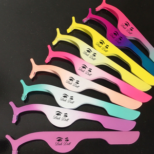 <span class=keywords><strong>Pince</strong></span> à cils or rose <span class=keywords><strong>Pince</strong></span> à cils applicateur <span class=keywords><strong>Pince</strong></span> à cils de marque privée avec logo - Product Image 5