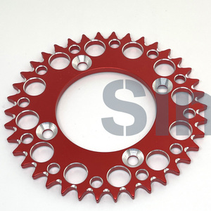 Pignon en aluminium de moto de haute qualité pour Honda <span class=keywords><strong>CRF</strong></span> 110 CRF80 XR80 CR50 CR80 CRF110 - Product Image 4