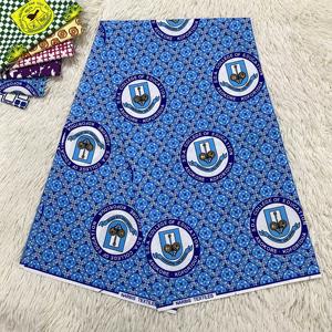 <span class=keywords><strong>Pagne</strong></span> textile 100 % polyester <span class=keywords><strong>de</strong></span> haute qualité, 6 yards, motif personnalisé, imprimé simple, idéal pour les campagnes électorales africaines - Grande <span class=keywords><strong>Vente</strong></span> - Product Image 3