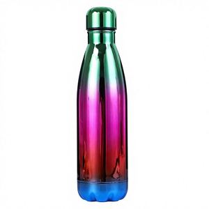 Custom 500Ml Electric Plating Stainless Steel Thermos Insulated Cross-Border Gift Sports <b>Bowling</b> Coke Water Bottle Flask - Product Image 1