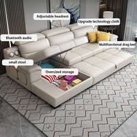 Sofá Cama Multifuncional Plegable para Sala de Estar, Moderno, Ahorra Espacio, con Gran Capacidad de Almacenamiento, Ideal para Apartamentos