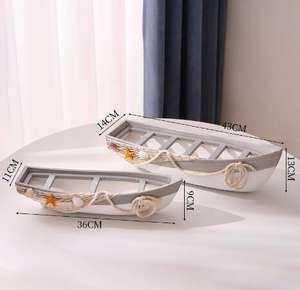 Barco Mediterráneo adornos de estilo marino modelo de barco creativo artesanías <span class=keywords><strong>barcos</strong></span> <span class=keywords><strong>piratas</strong></span> configurar pequeños <span class=keywords><strong>barcos</strong></span> de madera - Product Image 5