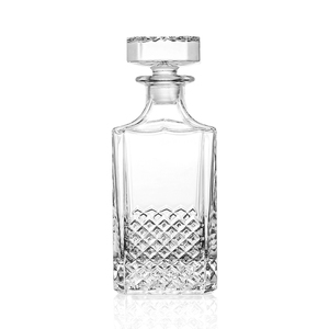 Vente en gros d'usine, carafe à <span class=keywords><strong>whisky</strong></span> de luxe gravée de 700 ml, sans plomb, en cristal de diamant, certifiée LFGB, logo personnalisé, pour un usage domestique - Product Image 3