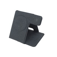 Chargeur sans fil à charge rapide 15W pour téléphones, écouteurs, montres intelligentes - Support magnétique pliable multifonctionnel 3-en-1