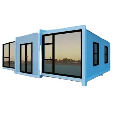 20ft nhanh chóng cài đặt kết cấu thép nhà Úc Mở rộng container nhà văn phòng nhà