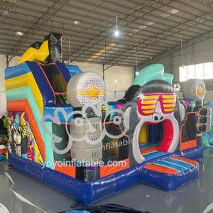 Château gonflable à thème architectural commercial, trampoline, maison de rebond pour enfants, location de fête directe d'usine - Product Image 6