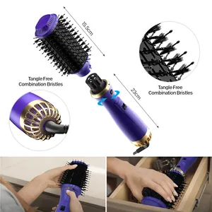 Hair Dryer Brush、One Step Hair Dryer And Volumizer 3で1 Hair Styling Negative Ion Hairdryer Brush