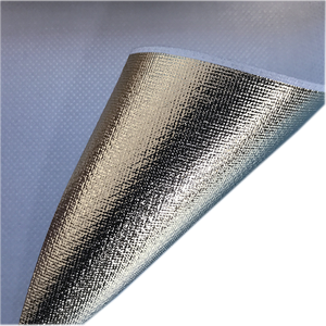 उच्च गुणवत्ता गर्मी प्रतिरोधी आग सबूत एल्यूमीनियम ग्लास फाइबर कपड़े शीसे रेशा रोल कपड़ा - Product Image 3