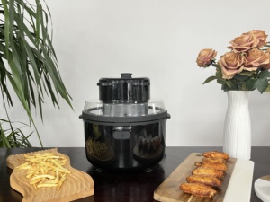 Hot Home Cuisine Vapeur Air Fryer Appareil Multi Poêle <span class=keywords><strong>5L</strong></span> Vapeur Sèche Numérique Air Friteuses Morden Smart Design - Product Image 4