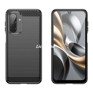 Lichicase, funda de teléfono de TPU suave con textura cepillada de alta calidad para Samsung A07 M17 F07 A17 F17, funda trasera móvil - Product Image 3