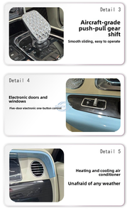 รถยนต์ไฟฟ้า SUV สำหรับเมือง ประสิทธิภาพสูง ขับเคลื่อน 4 ล้อ 5 ที่นั่ง แบตเตอรี่ลิเธียม 5000 วัตต์ สำหรับผู้ใหญ่ - Product Image 6