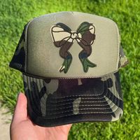 Patchs thermocollants en tissu sergé à motif camouflage jungle, avec motif nœud camouflage et écusson étoile brodé, pour la décoration de vestes en jean, en gros