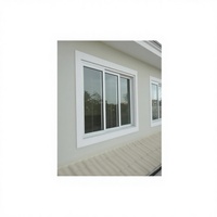 Ventana Corredera de Aluminio con Rotura de Puente Térmico BOCHARM, con Vidrio Low-E, Diseño de Rejilla Interior, para Uso Exterior, Ventana Corredera Horizontal