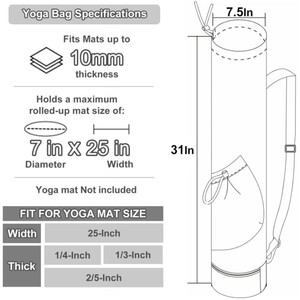 Factory Custom New Yoga <b>Mat</b> Carry Backpack Multi Function Travel Bag Sports Gym Bag with Dedicated <b>Mat</b> Compartment - Product Image 5