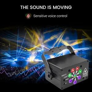 Mini Stage Projector Light Sky Star Stage Spotlight10w DJ Disco Laser Party Projektion Nachtlicht für KTV Christmas Stage Light