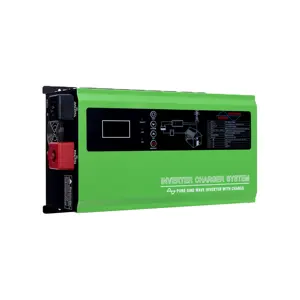 UPS inverter tenaga surya 24v /48v 3000w, Inverter dengan pengisi daya 50HZ 60HZ untuk sistem tenaga surya