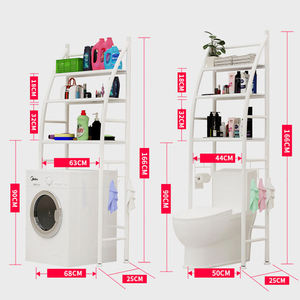 Nouveautés Étagères de salle de bain multi-usages à 3 niveaux, étagère de rangement au-dessus des toilettes, étagère de salle de bain - Product Image 3